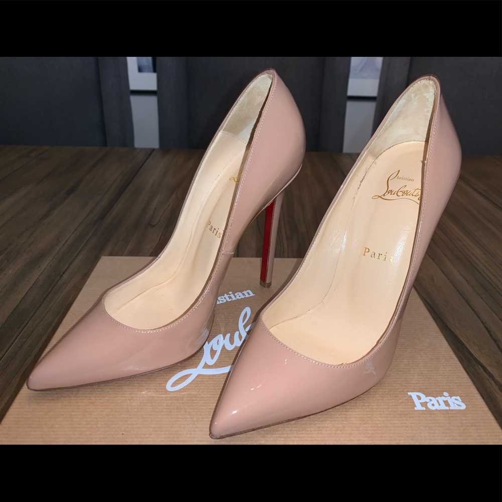 SOLD: Christian Louboutin Pigalle Nude 120mm Heels
